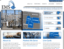 Tablet Screenshot of emsreps.com